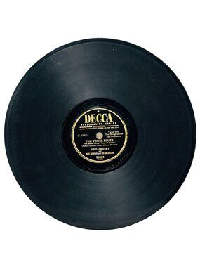 Bing Crosby The Yodel Blues 10in Shellac 78 RPM Decca Records 24853 Vintage